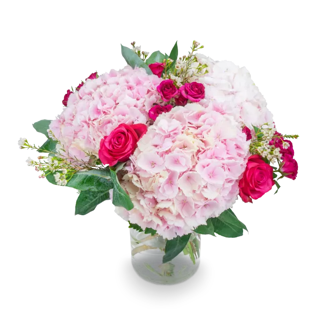 Bouquet with hydrangea